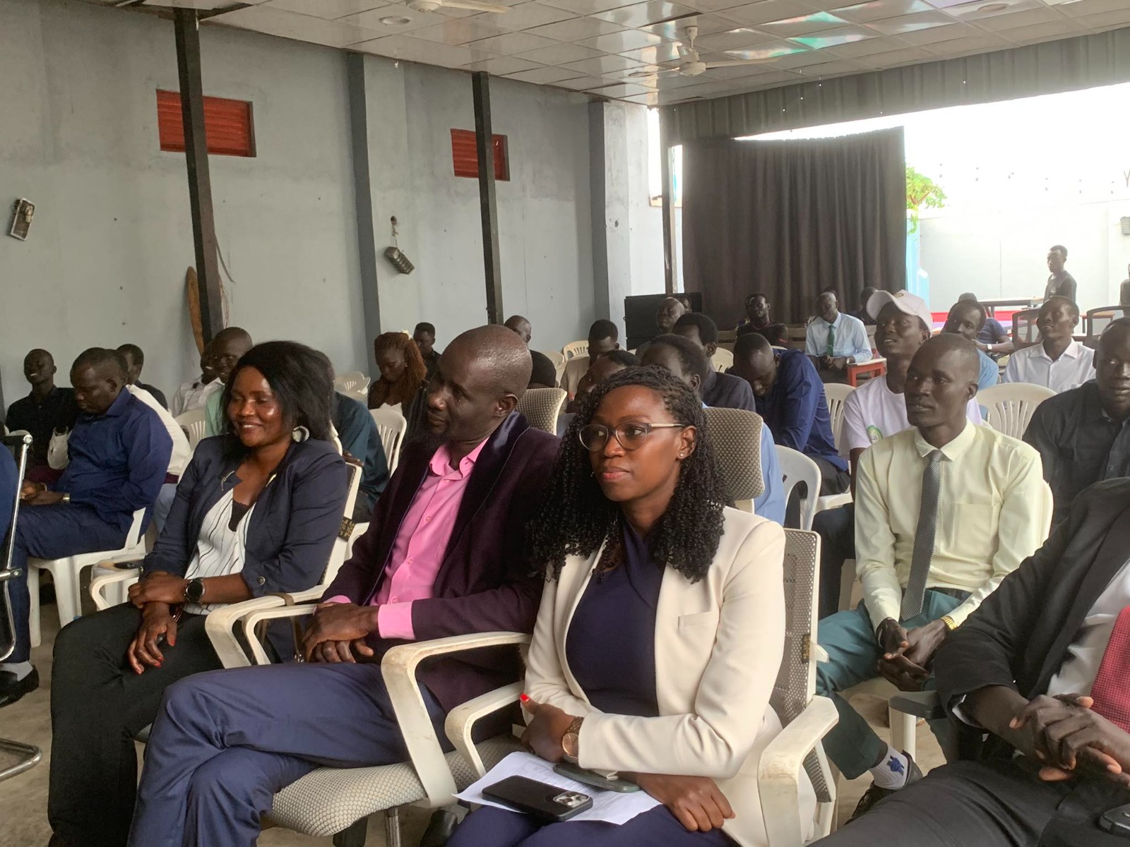 Participants at Public Speaking Training